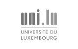 Customer University of Luxembourg logo in gray